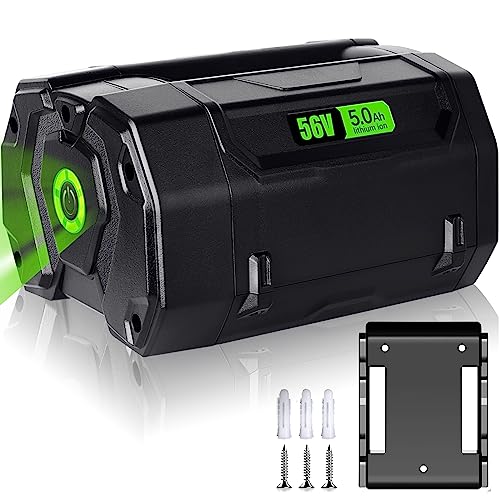 CaliHutt-【¡Actualización!】-Batería-de-repuesto-de-56-V-5,0-Ah-para-EGO-Power+-BA1400T-Batería-de-iones-de-litio-compatible-con-herramientas-eléctricas-de-56-V-CS1604-CS1804-CS1403-HT2400-para-central-eléctrica-PST3040-+-soporte-de-batería