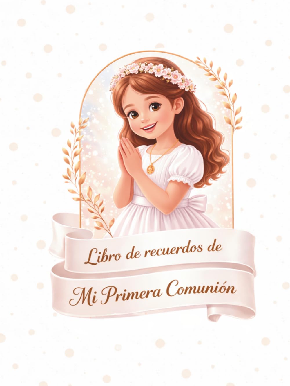 Libro de recuerdos de Mi Primera Comunión: Álbum comunión niña | Libro de firmas y fotos | Recuerdos de Primera Comunión | Regalo original y elegante | Premium (Spanish Edition)