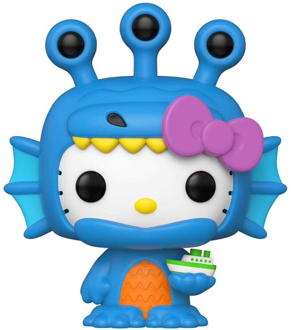 Funko Pop! Sanrio: Hello Kitty Kaiju - Sea Kaiju, Multicolour, 3.75 Pulgadas