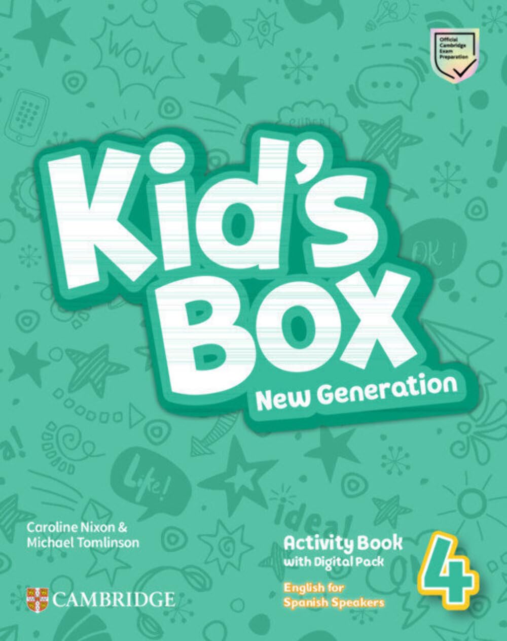 Libro: Kid's Box New Generation English for Spanish Speakers Level 4 Activity Book with Home Booklet and Digital Pack (2023)