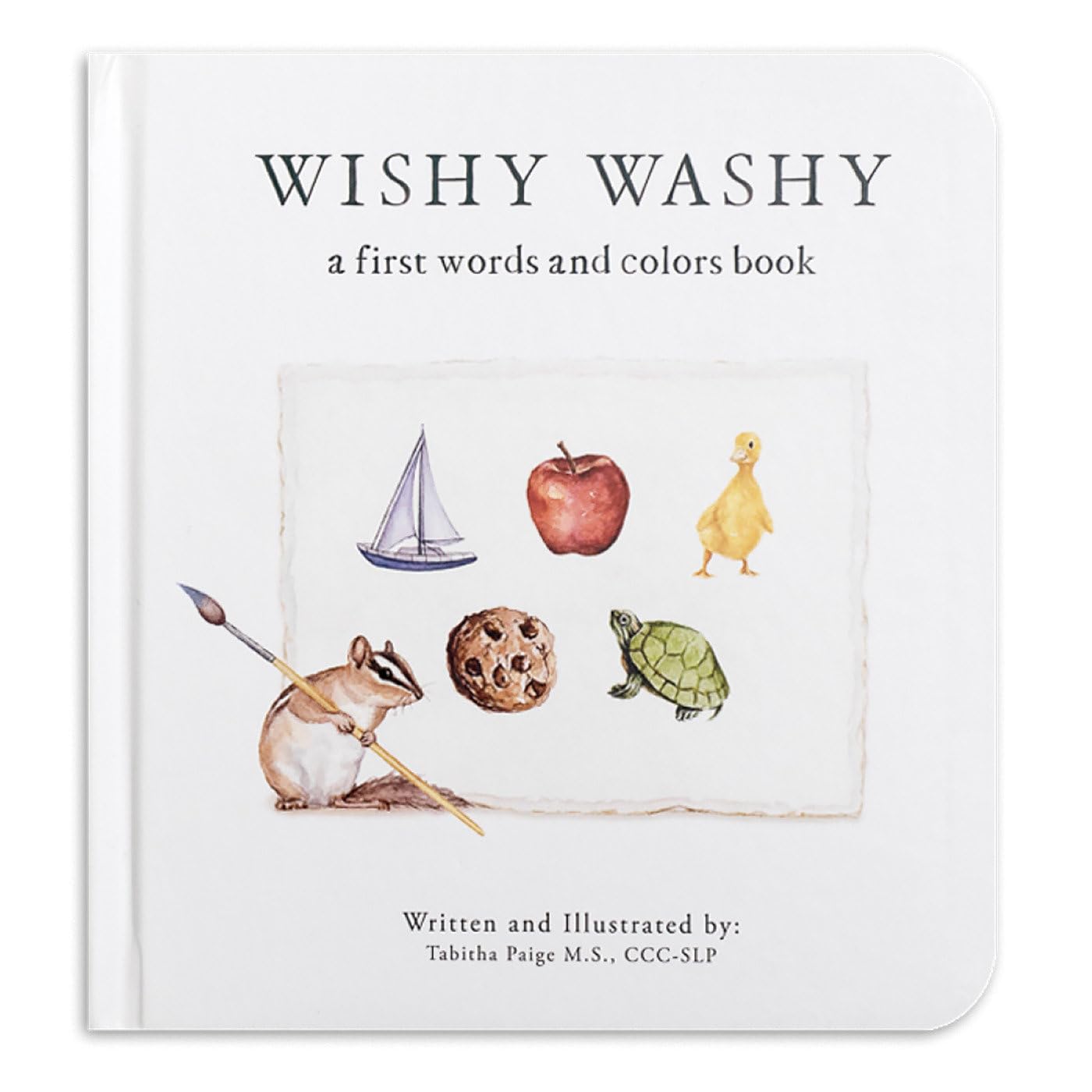 Libro: Wishy Washy: A Board Book of First Words and Colors for Growing Minds (Tabitha Paige Children's Book Series)