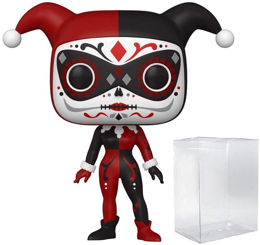 Funko Dia de Los Muertos - Harley Quinn Pop! Figura de Vinilo (Bundled with Compatible Pop Box Protector Case)