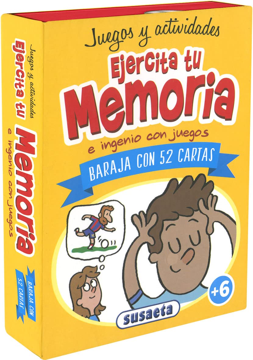 Libro: Ejercita tu memoria e ingenio con juegos (Juegos y actividades con cartas)