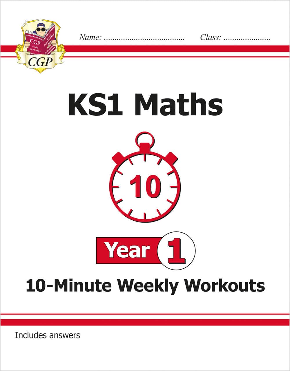 Libro: New KS1 Maths 10-Minute Weekly Workouts - Year 1 (CGP KS1 Maths)