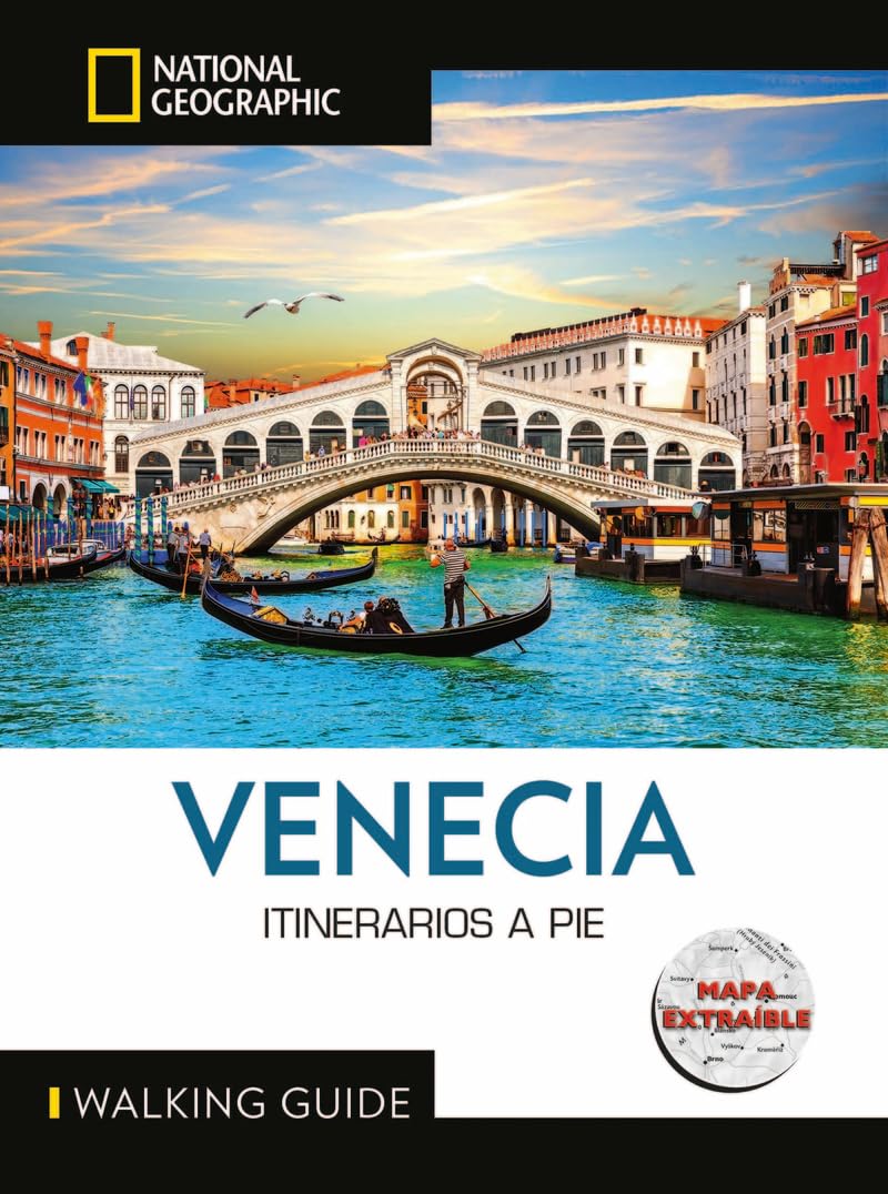 Libro: Venecia - Guía National Geographic Itinerarios a pie: Con mapa extraible (NATIONAL GEOGRAPHIC WALKING GUIDES)