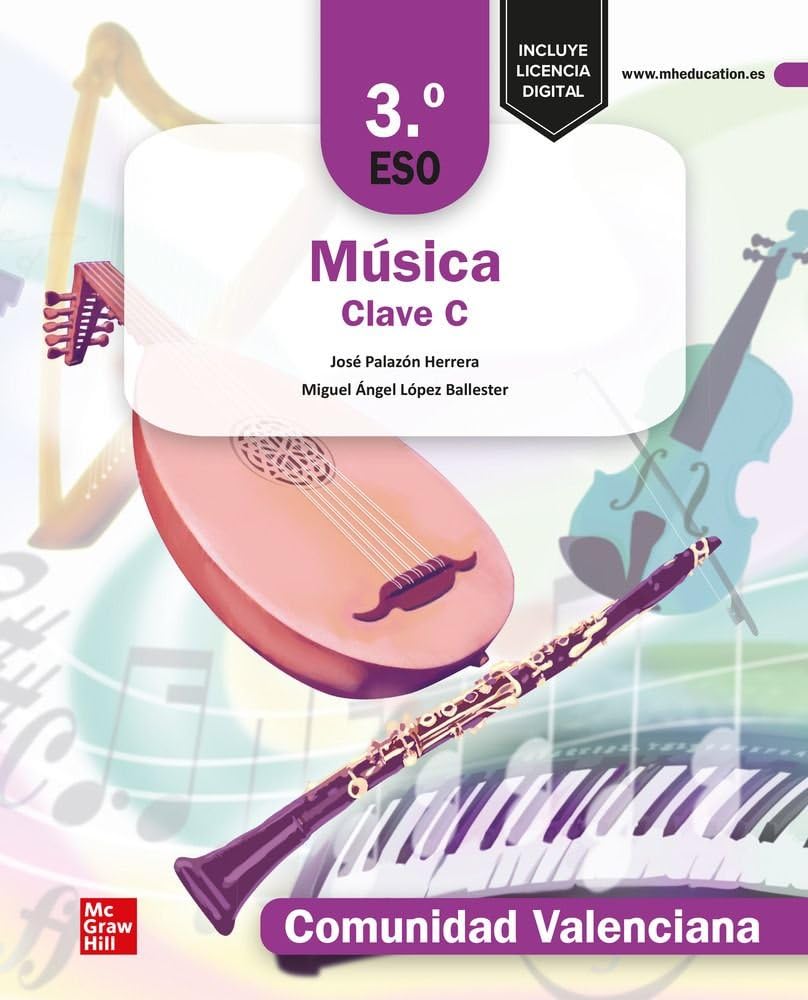 Libro: Música Clave C - 3.º ESO - Comunidad Valenciana