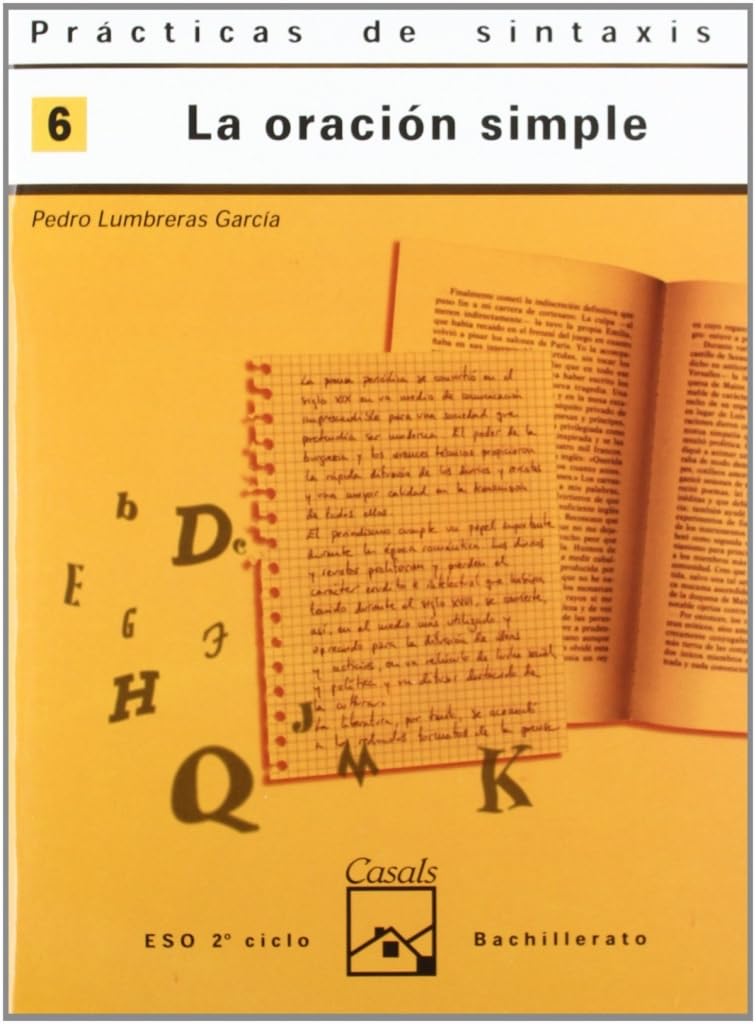 Libro: Prácticas sintaxis 6. La oración simple