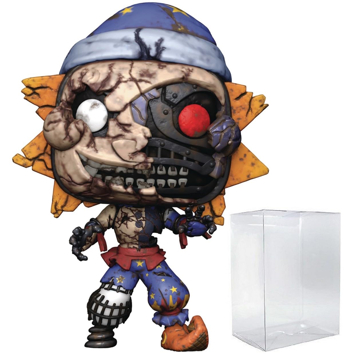 Funko Pop: POP Five Nights at Freddy's: Security Breach - Ruined Eclipse Funko Figura de Vinilo (Bundled with Compatible Box Protector Case), Multicolor, 3.75 Pulgadas