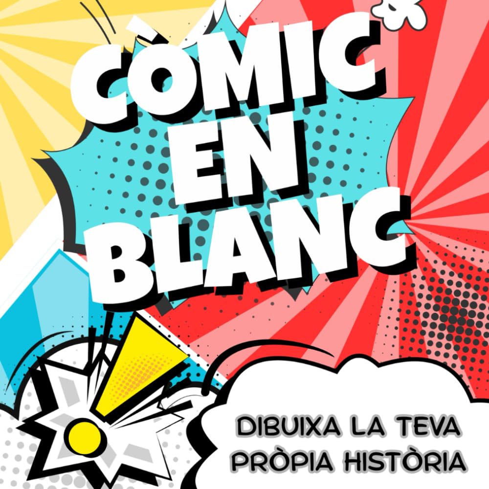 Libro: CÒMIC EN BLANC: Quadern de vinyetes en blanc per crear històries i dibuixar personatges — Edició en català. (Catalan Edition)