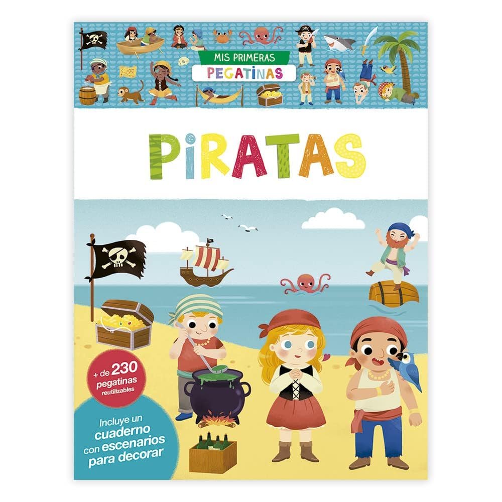 Libro: Mi primer libro de pegatinas. Piratas