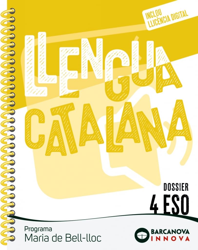 Libro: Maria de Bell-lloc 4 ESO. Dossier. Llengua catalana
