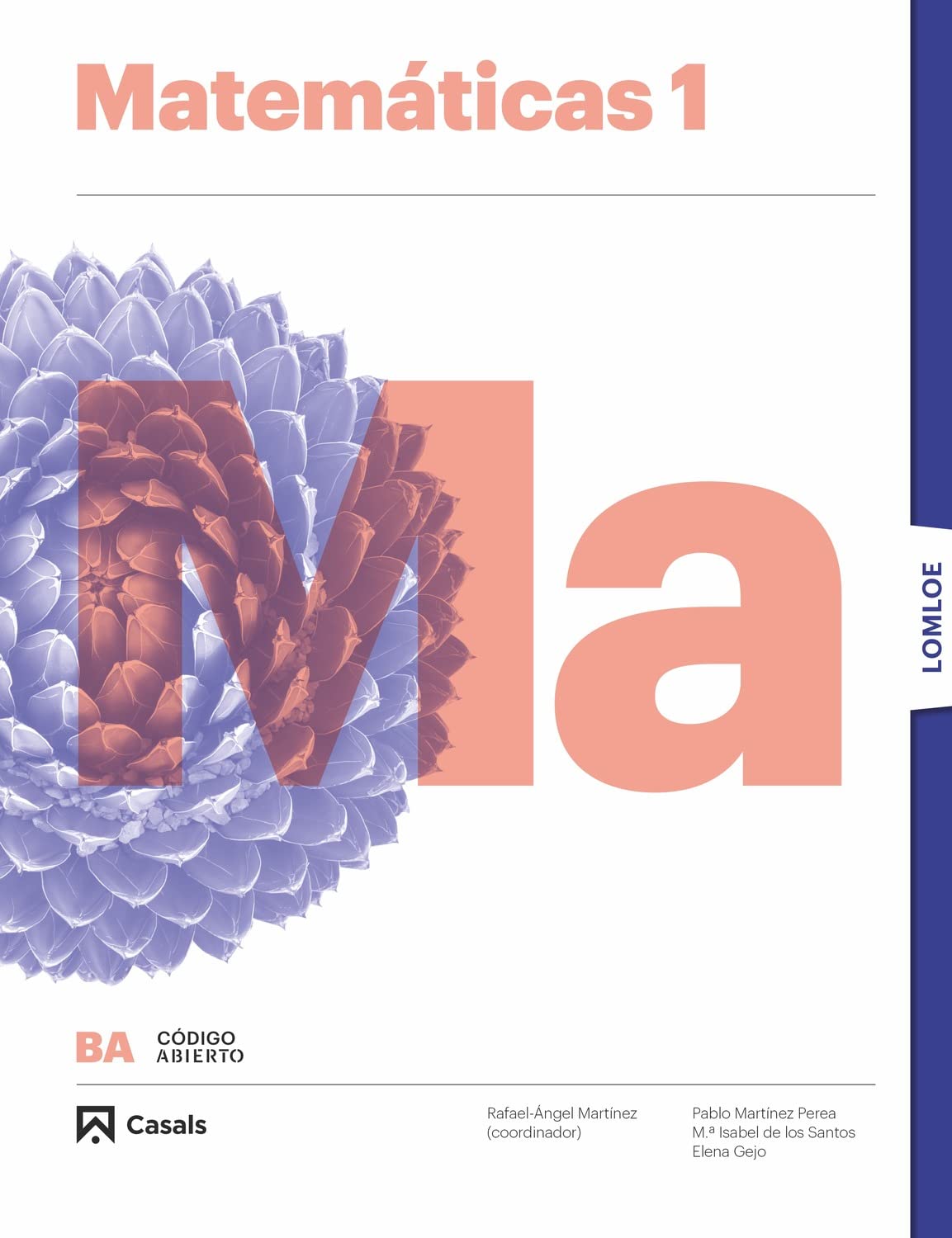 Libro: Matemáticas 1 BA LOMLOE