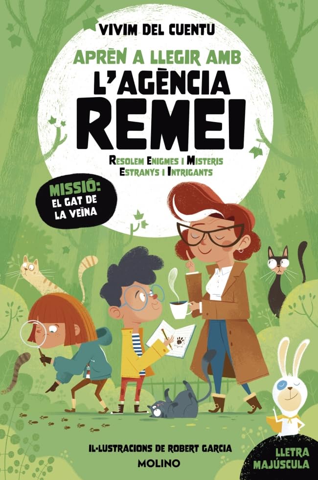 Libro: Missió: el gat de la veïna (Aprèn a llegir amb l'Agència REMEI 2): Amb lletra MAJÚSCULA (llibres per a nens a partir de 5 i 6 anys) (Peques)