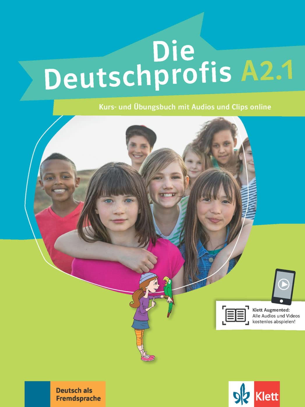 Libro: Die deutschprofis a2.1, libro del alumno y libro de ejercicios con audio y clips online