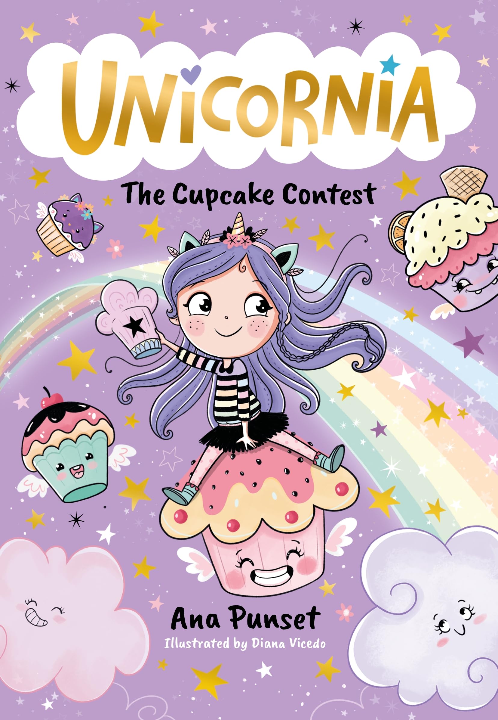 Libro: Walker Books Ltd WALKER BOOKS Unicornia The Cupcake Contest The bestselling illustrated magical unicorn series for kids aged 5-8, perfect for budding bakers.
