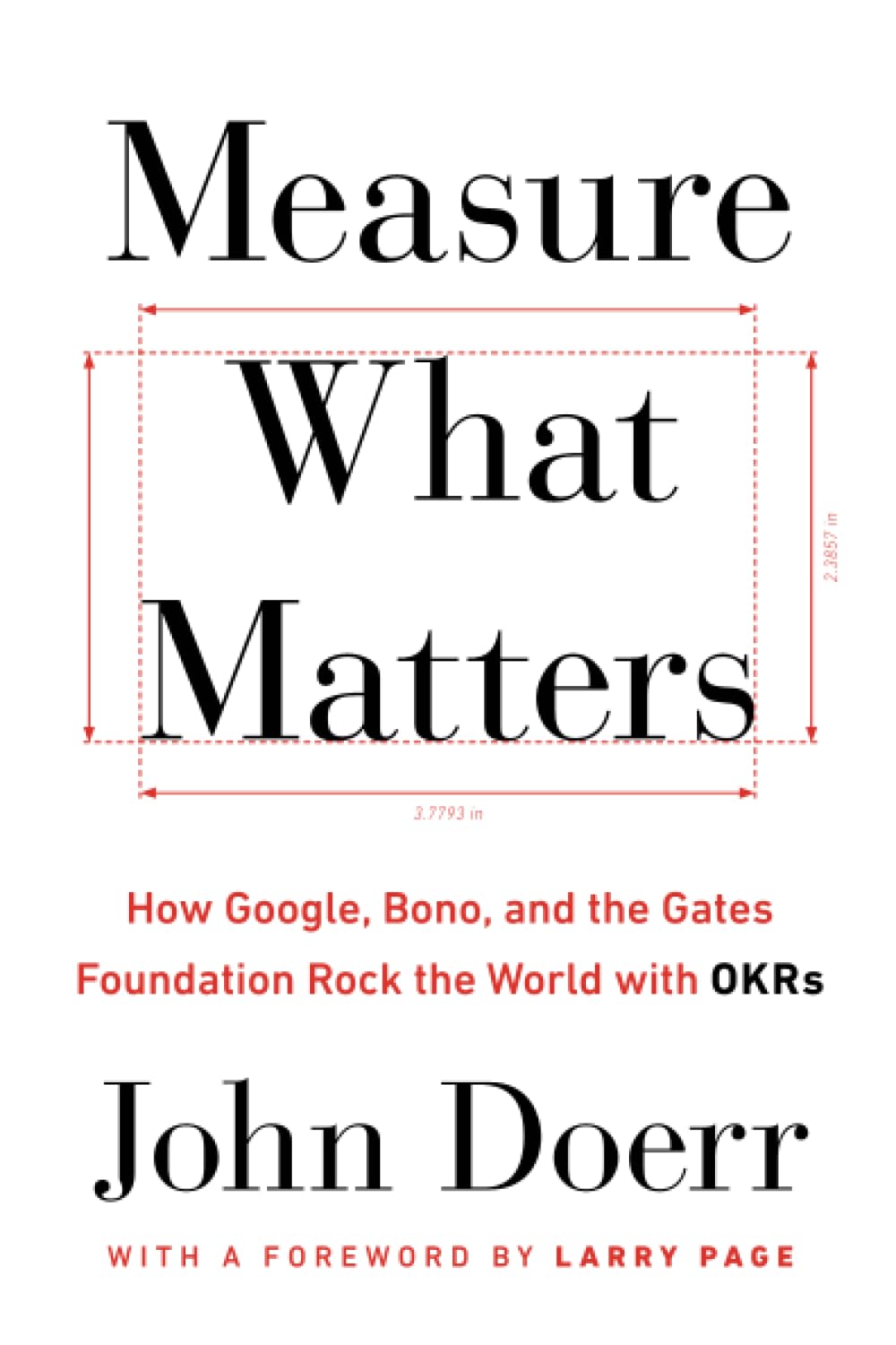 Libro: Measure What Matters: How Google, Bono, and the Gates Foundation Rock the World with OKRs