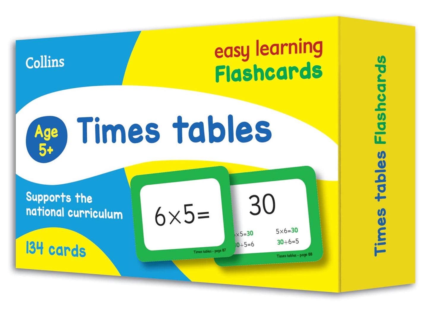 Libro: Times Tables Flashcards: Ideal for home learning (Collins Easy Learning KS2)