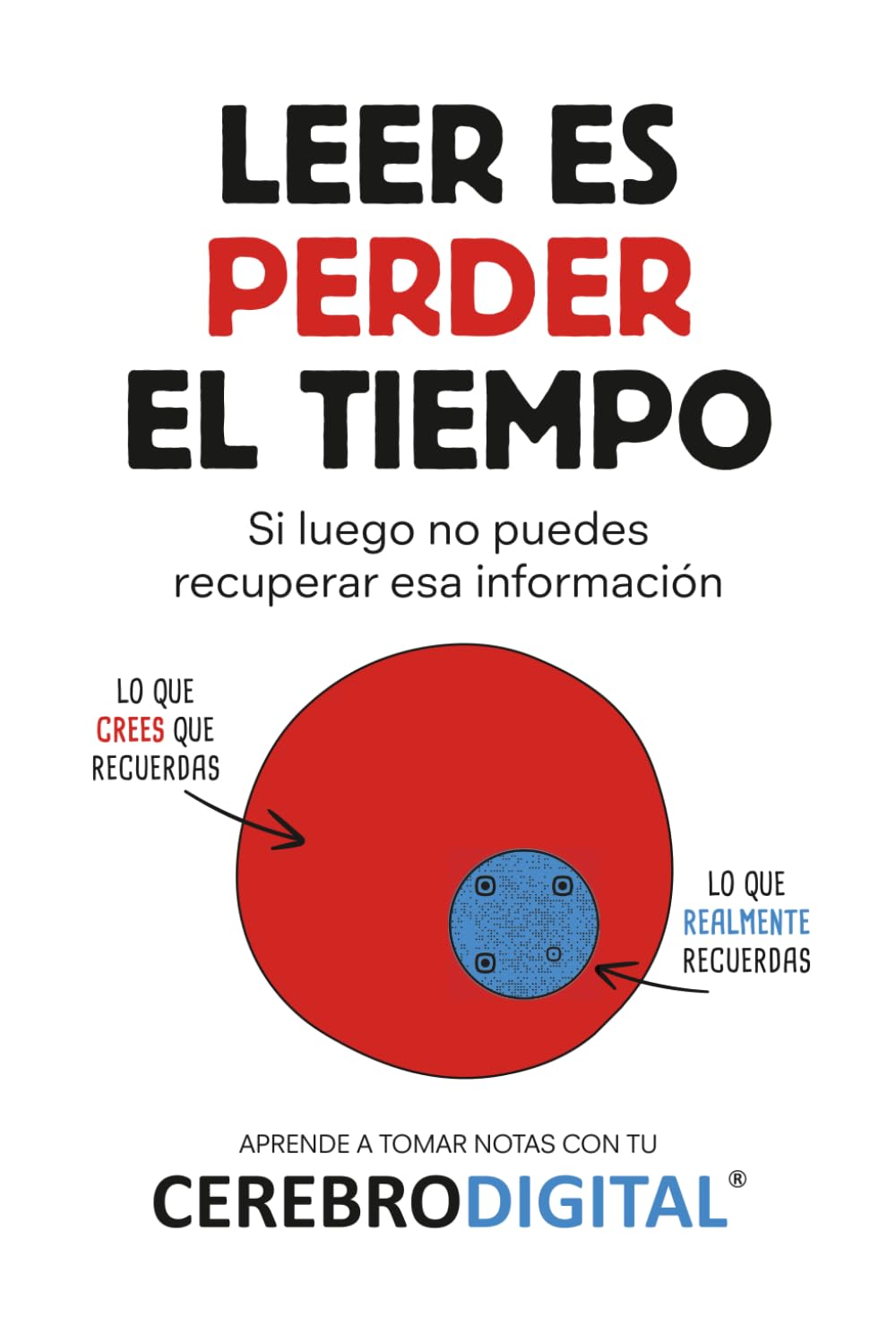 Libro: Aprende a tomar notas con tu Cerebro Digital: Leer es perder el tiempo si luego no puedes recuperar esa información