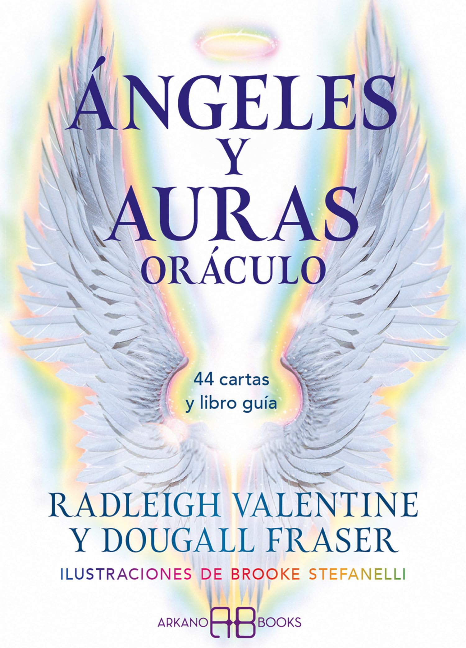 Libro: Ángeles y Auras oráculo: 44 cartas y libro guía.