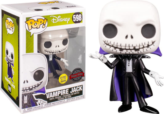 Funko Pop The Pesadilla Antes de Navidad Vampire Jack Glow