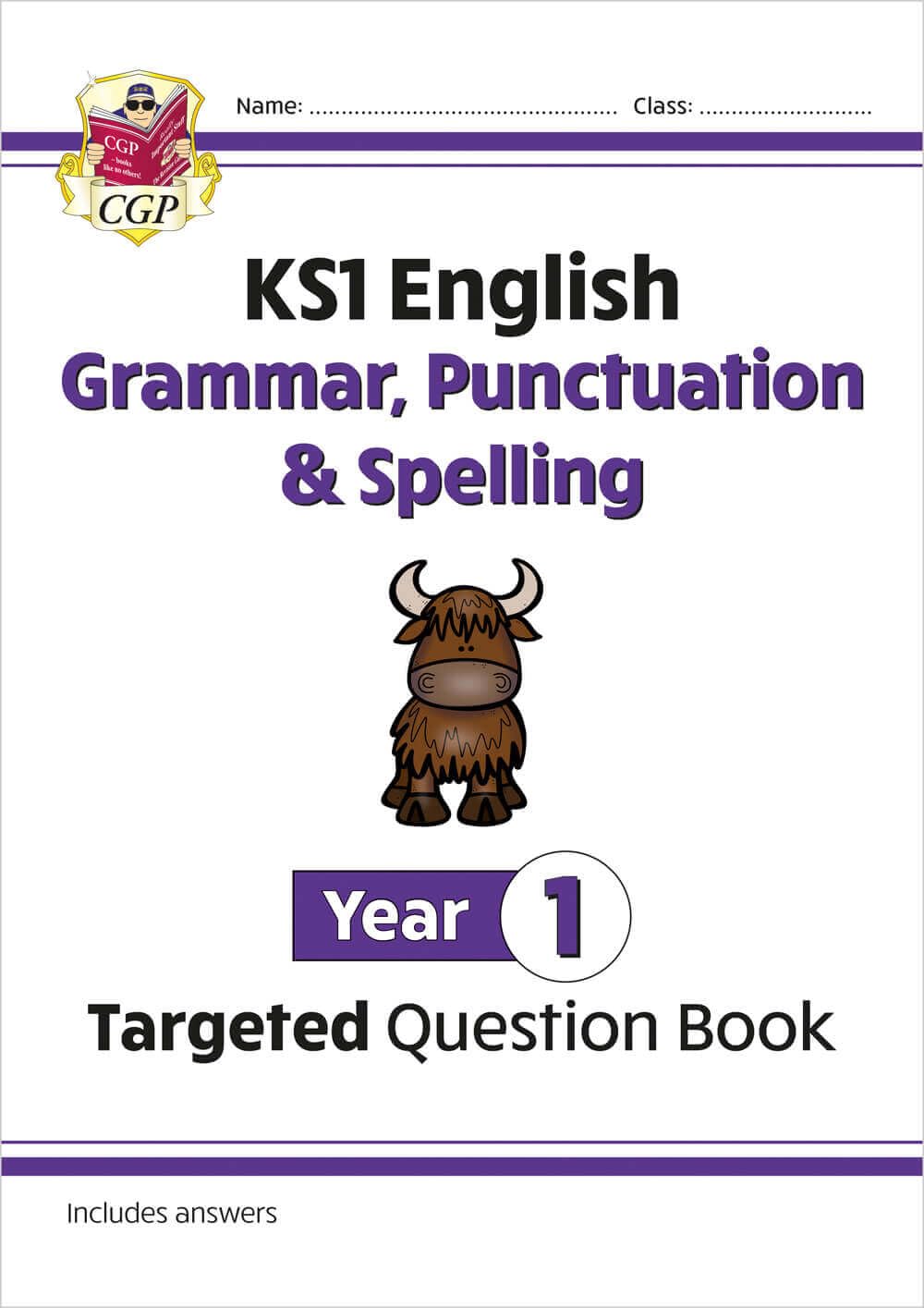 Libro: KS1 English Year 1 Grammar, Punctuation & Spelling Targeted Question Book (with Answers) (CGP Year 1 English)