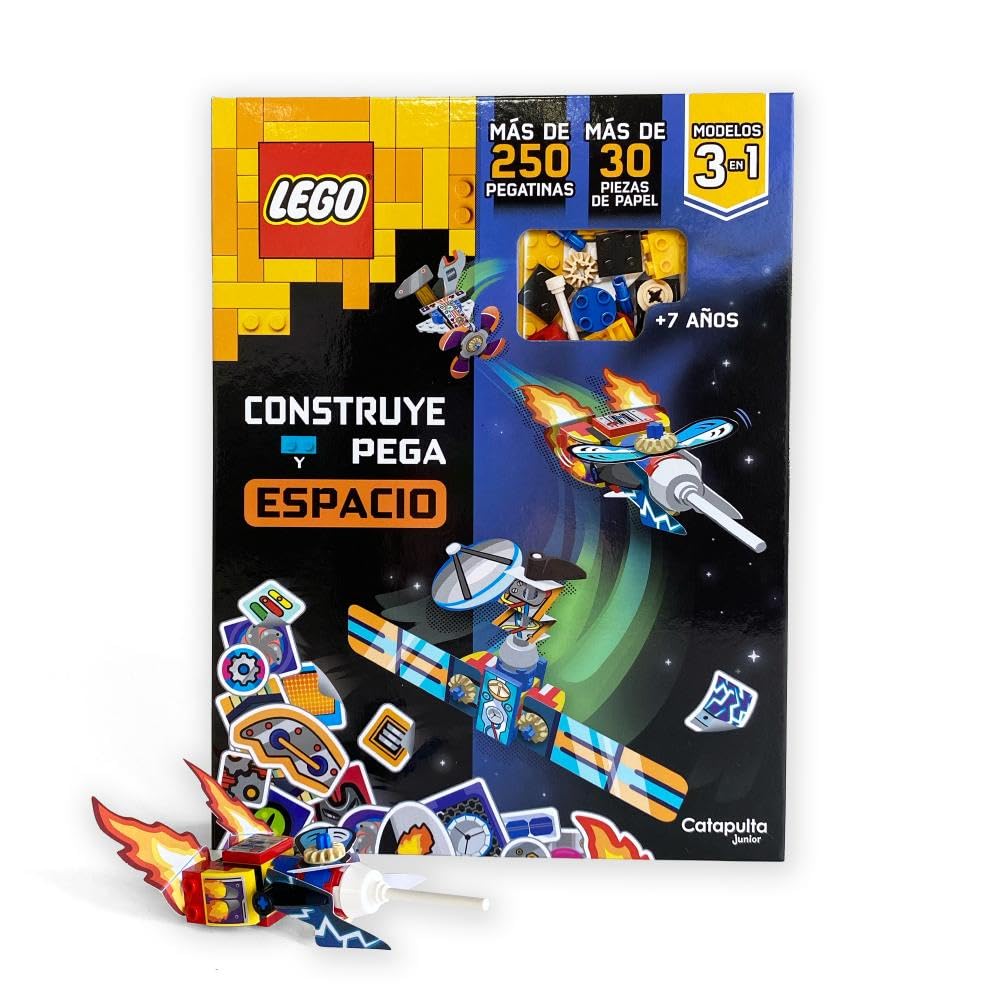 Libro: Lego. Construye y pega: El espacio