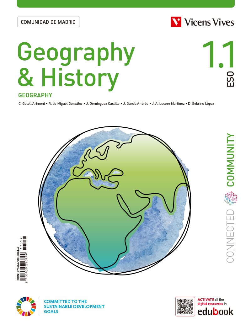 Libro: GEOGRAPHY & HISTORY 1 (1.1-1.2) MD (C COMMUNITY) (COMUNIDAD EN RED)