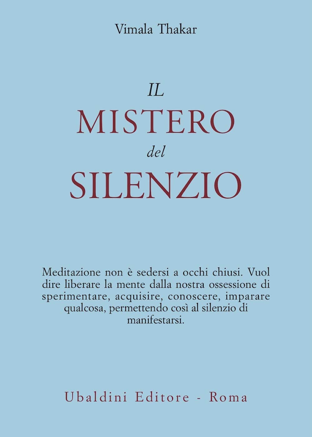 Libro: Il mistero del silenzio