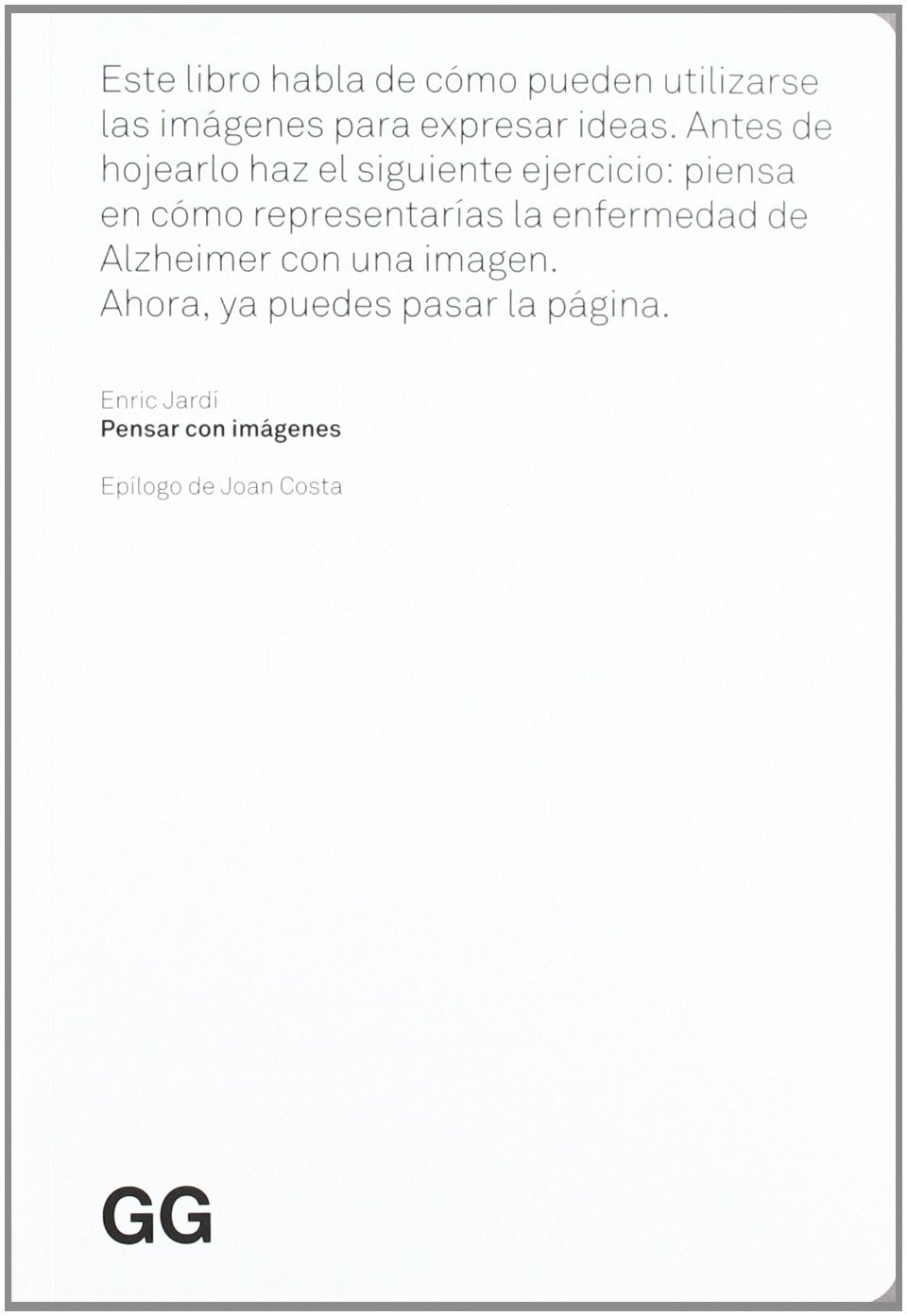Libro: Pensar con imágenes