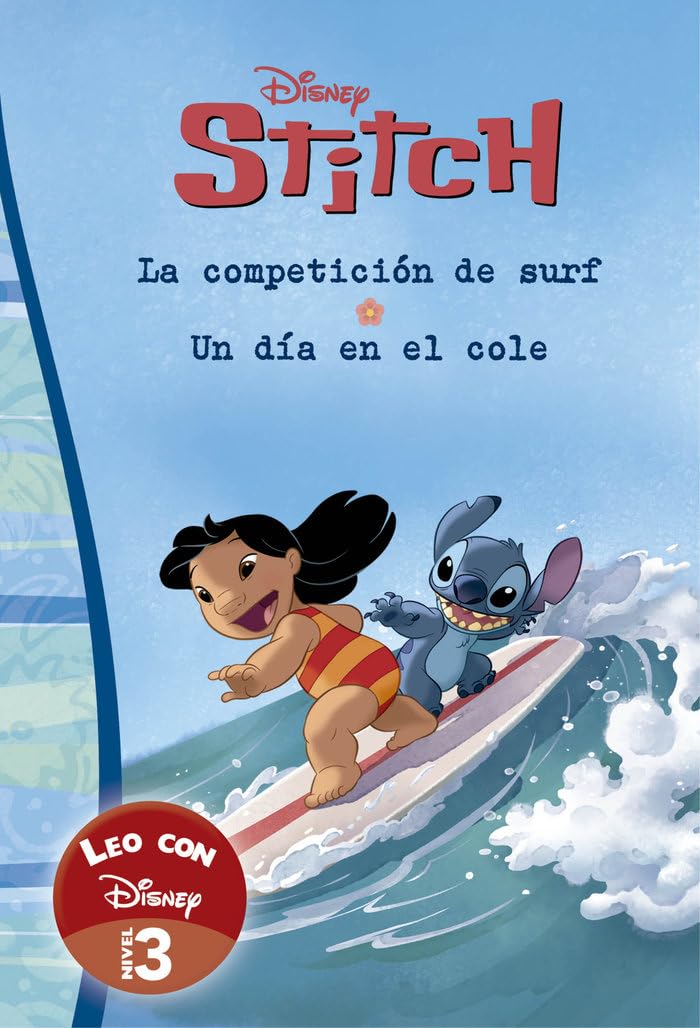 Libro: Lilo & Stitch. Un día en el cole y La competición de surf (Leo con Disney Nivel 3)