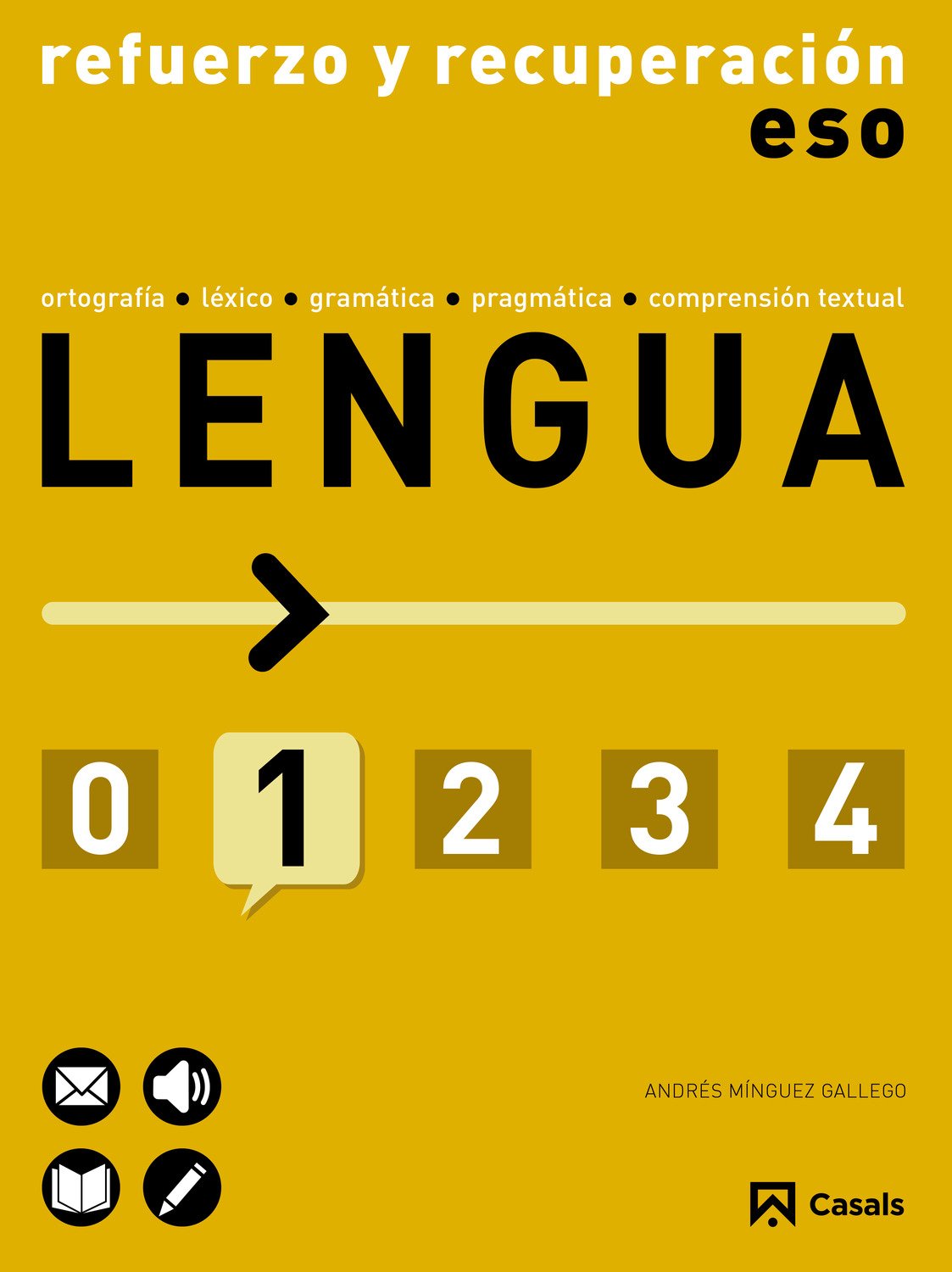 Libro: Refuerzo y recuperación de Lengua 1 ESO (Cuadernos ESO) - 9788421854853
