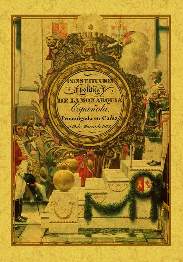 Libro: Constitución política de la monarquía española de Cádiz: 1812 - La Pepa