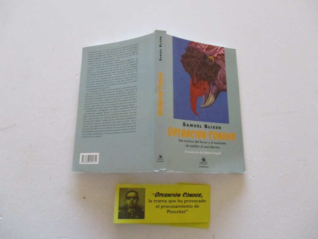 Libro: Operacion Condor: Del Archivo Del Terror Y El Asesinato De Letelier Al Caso Berrios (Spanish Edition)