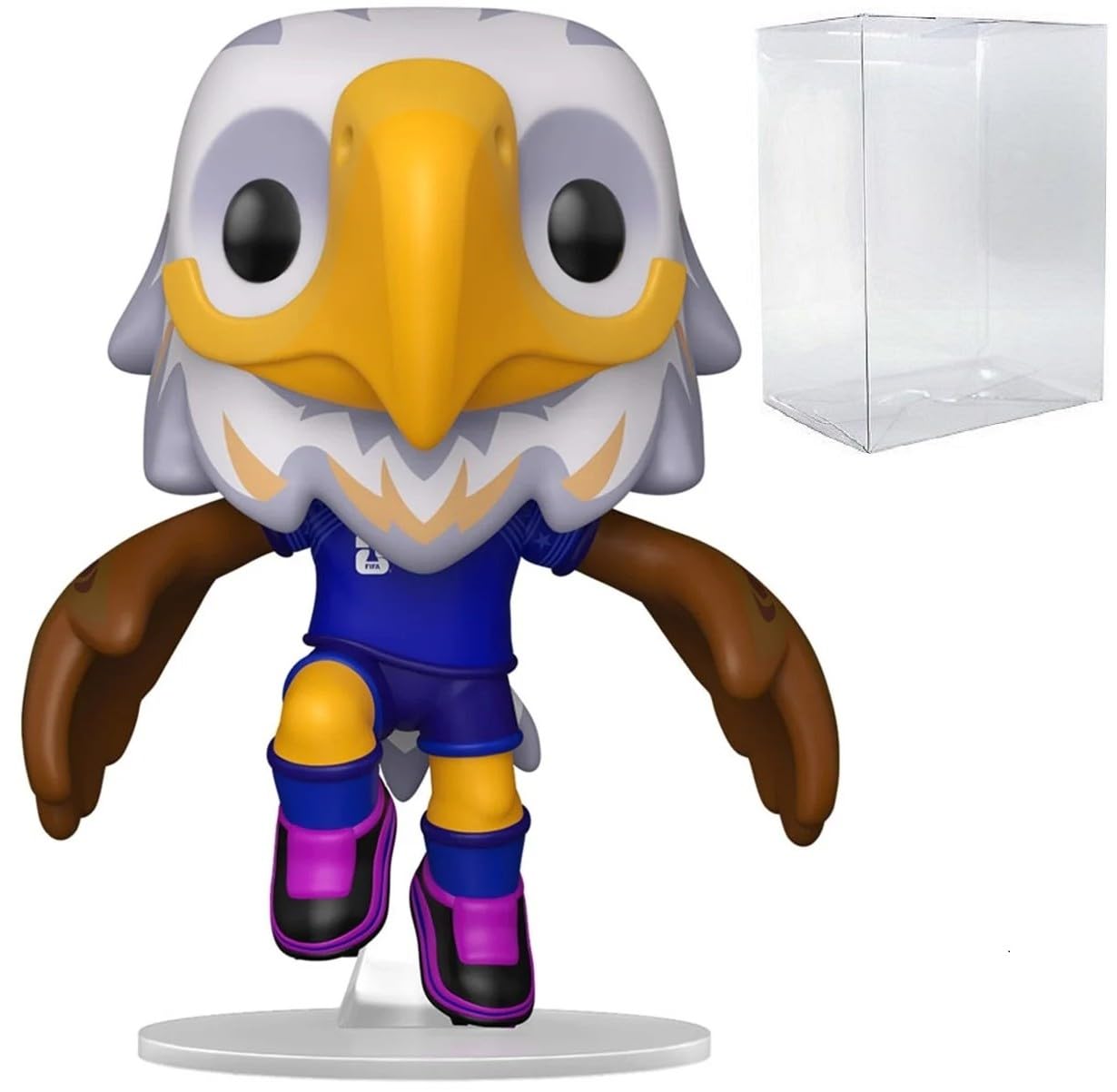 Funko Pop: POP Funko FIFA Mascots: World Cup 2026 - Clutch Figura de Vinilo (Bundled with Compatible Box Protector Case), Multicolor, 3.75 Pulgadas
