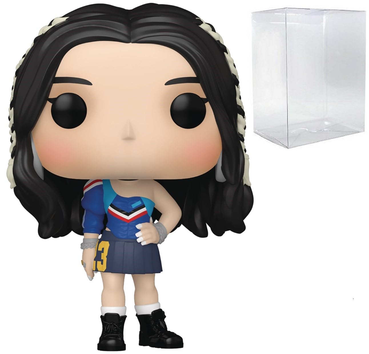 Funko Pop: POP Rocks: Blackpink - Jisoo Funko Figura de Vinilo (Bundled with Compatible Box Protector Case), Multicolored, 3.75 Pulgadas