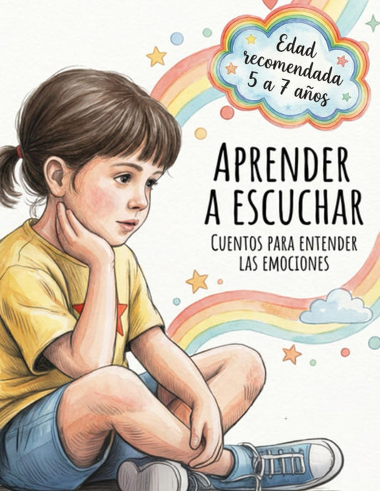 APRENDER A ESCUCHAR, CUENTOS PARA ENTENDER LAS EMOCIONES: Un cuento para niños y niñas de 5 a 7 años que fomenta la empatía, la amistad y la educación ... sobre valores para niños y niñas)