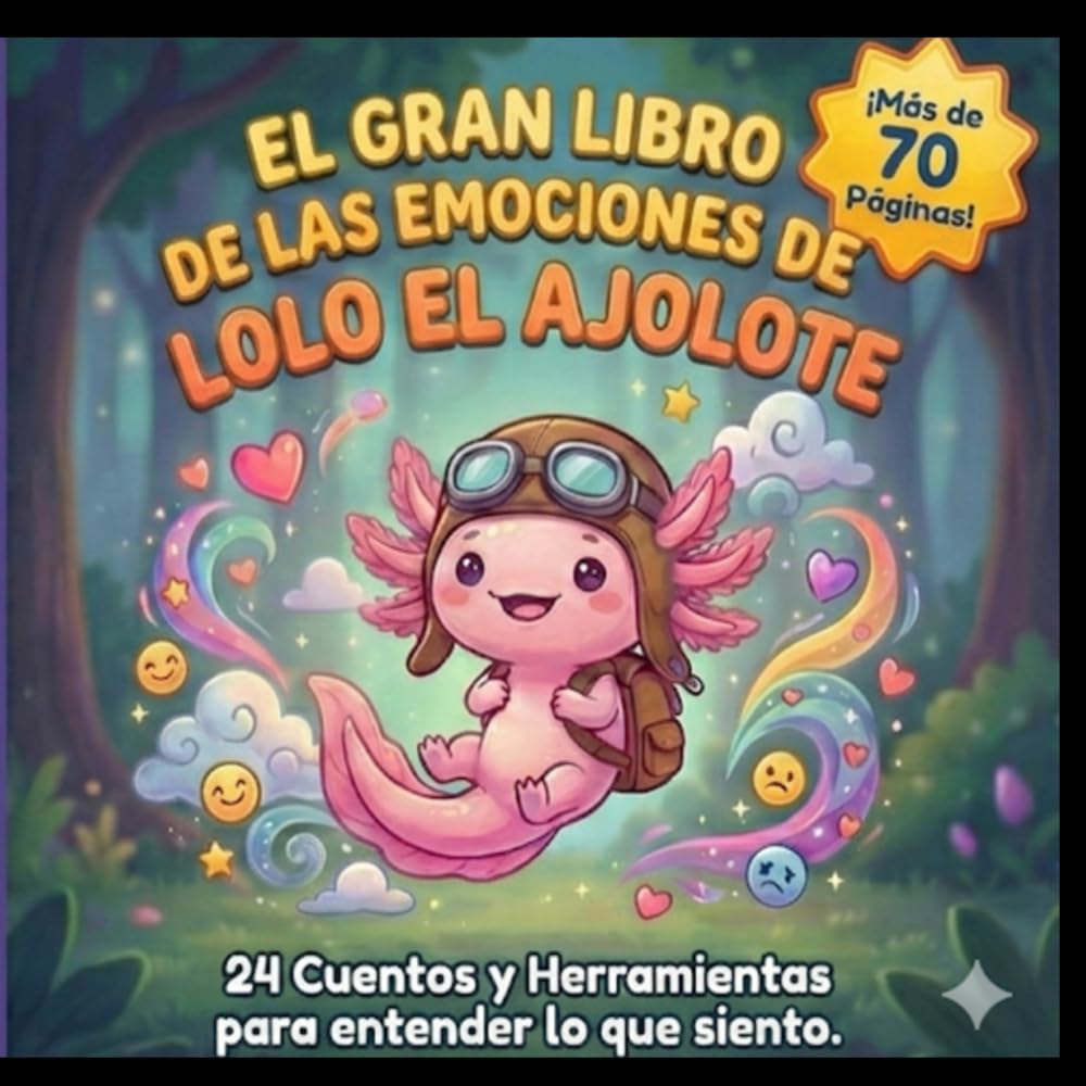 Libro: El Gran Libro de las Emociones de Lolo el Ajolote: 24 Cuentos y Herramientas para entender lo que siento (El Mundo de Lolo el Ajolote)