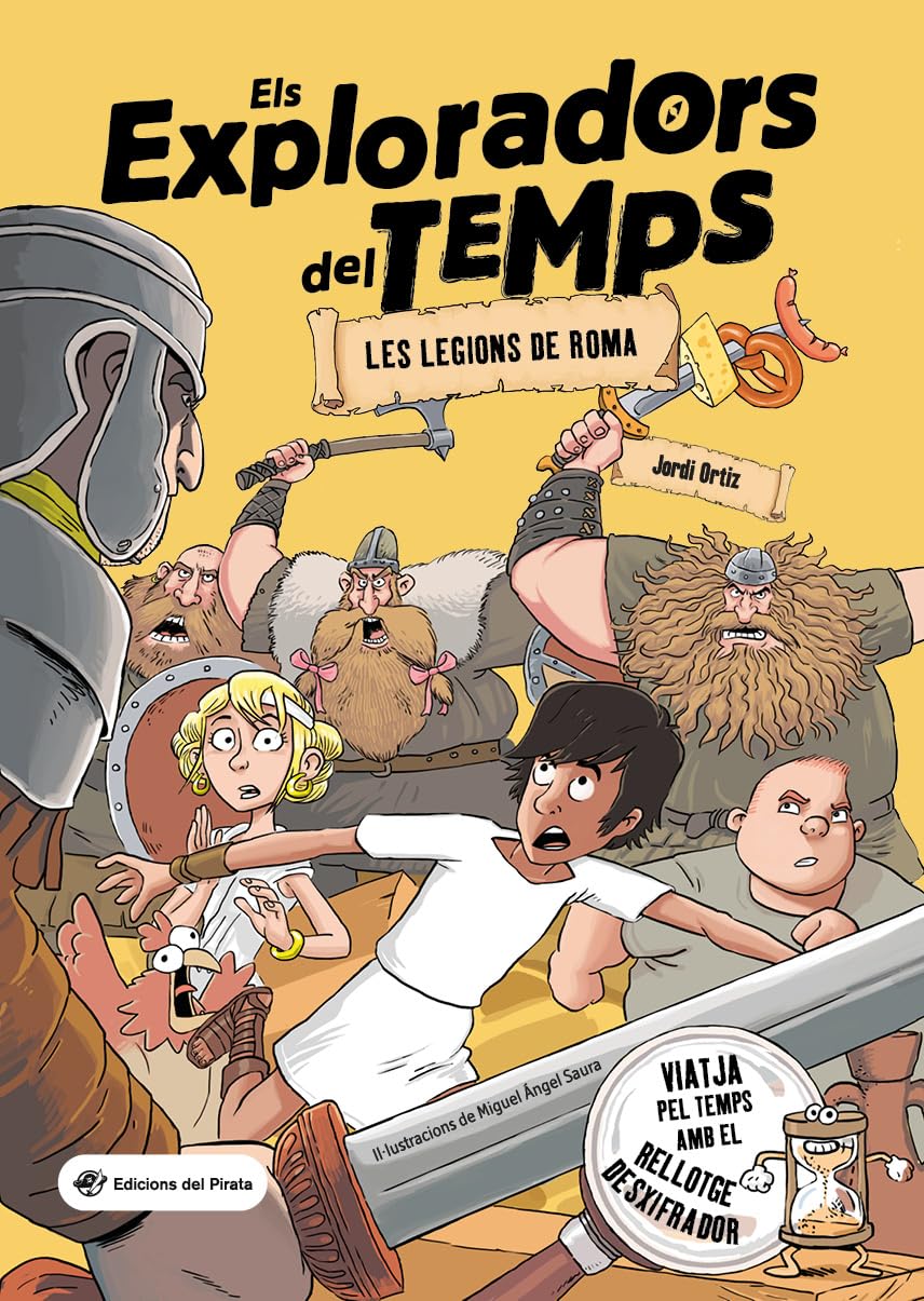 Libro: Les legions de Roma: Viatja en el temps amb el rellotge desxifrador i descobreix l'antiga Roma! Llibres per a nens i nenes a partir de 10 anys en català.