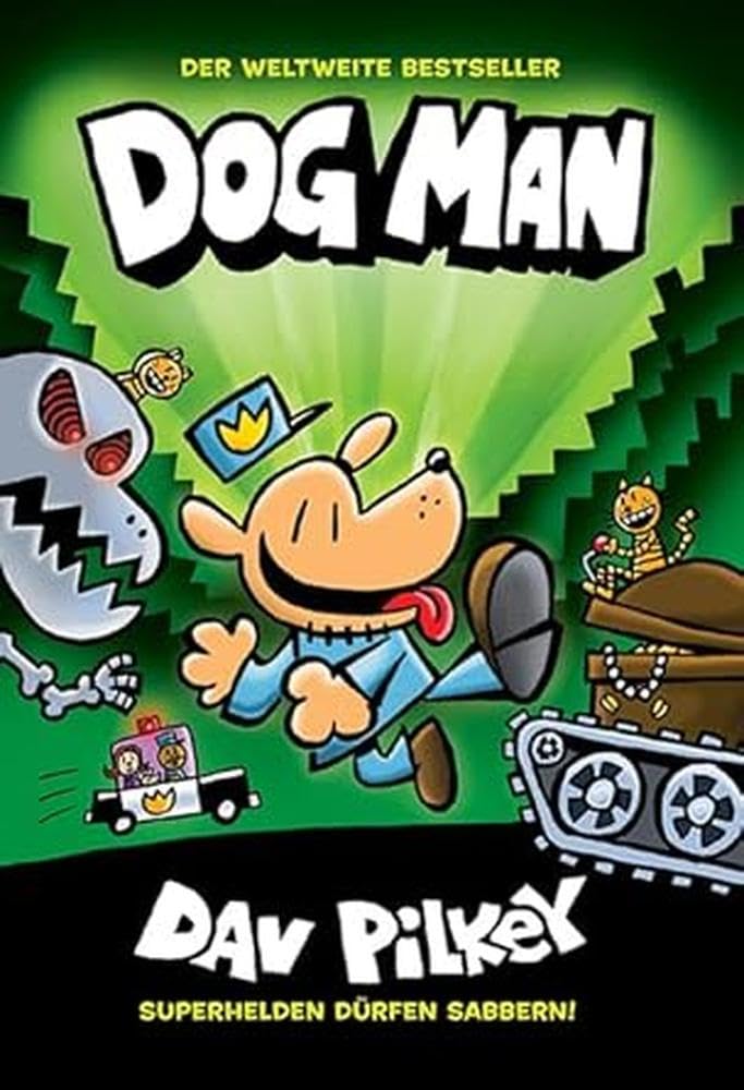 Libro: Dog Man 2 - Von der Leine gelassen: kinderbücher ab 8 Jahre (Jungen Mädchen)