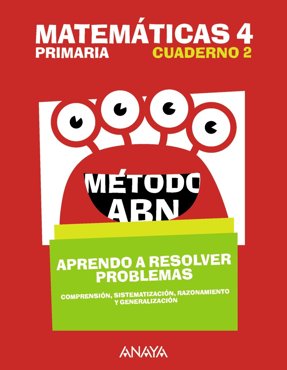 Libro: Matemáticas 4. Método ABN. Aprendo a resolver problemas 2.