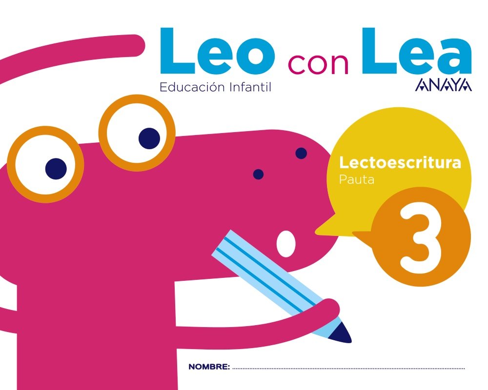 Libro: Leo con Lea 3. Pauta.