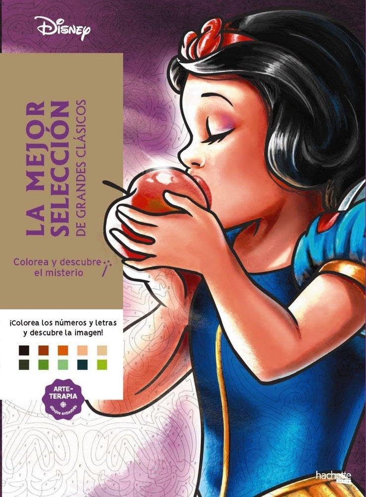 Libro: La mejor selección de los Grandes clásicos DISNEY (Hachette HEROES - DISNEY - Arteterapia)