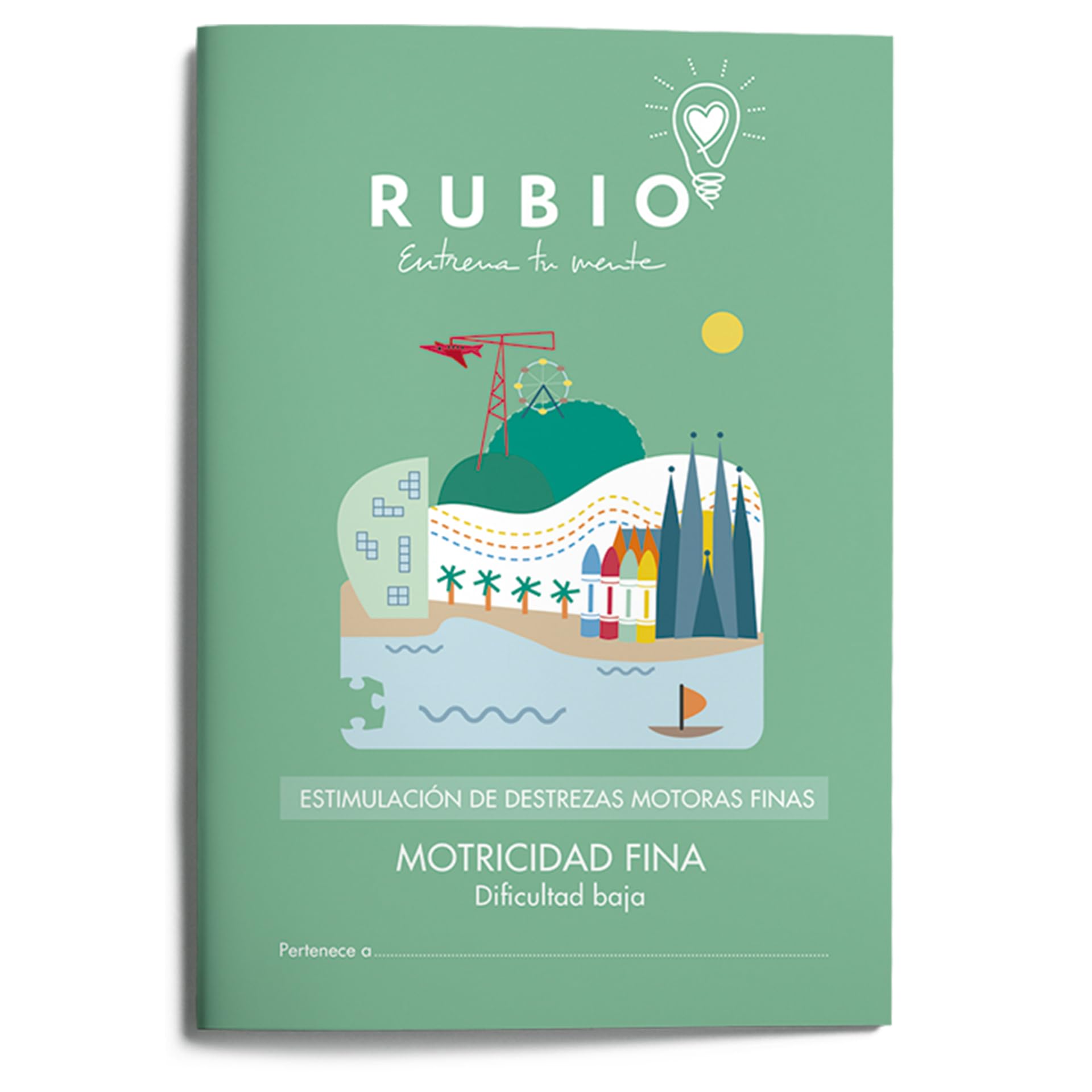 Libro: Motricidad fina - Dificultad baja | RUBIO | Estimulación de destrezas motoras finas: 1 (Estimulación de Destrezas Motoras Finas (Motricidad Fina))