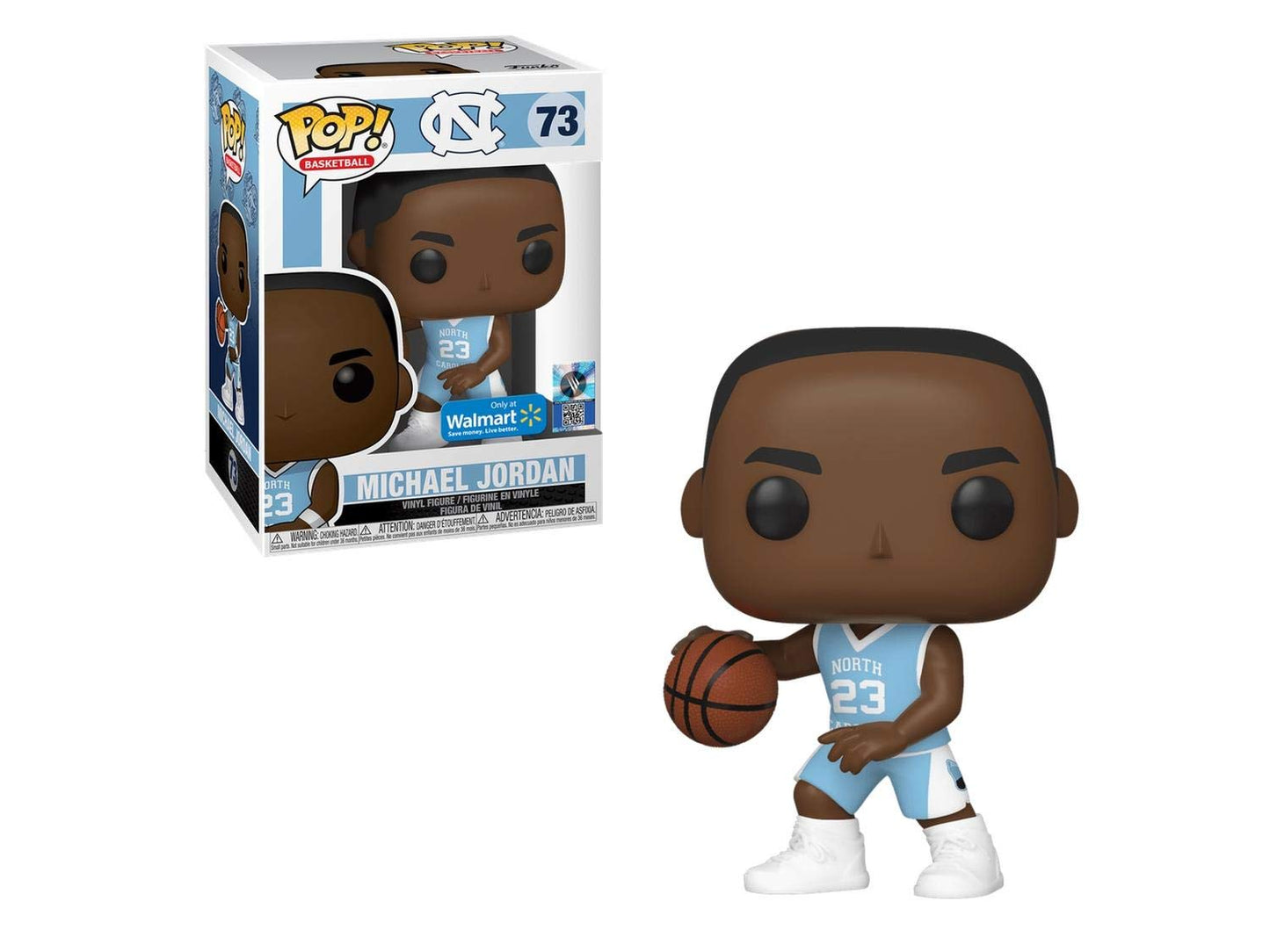 Funko Pop! Baloncesto: UNC Michael Jordan (Home Jersey) Exclusivo