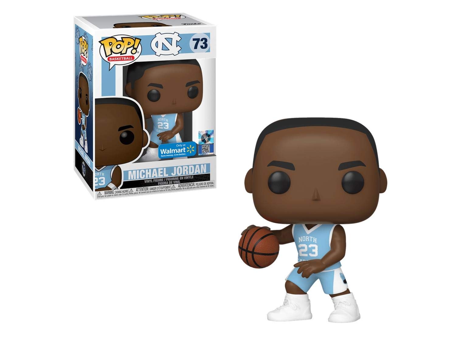 Funko Pop! Baloncesto: UNC Michael Jordan (Home Jersey) Exclusivo