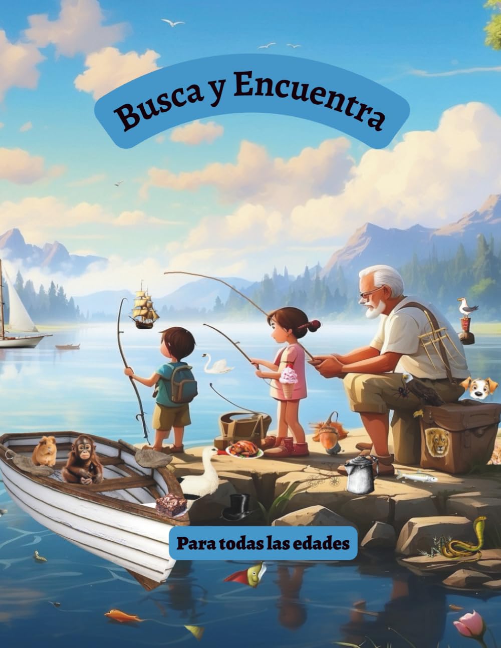 Libro: Busca y Encuentra Para todas las edades: Un libro de búsqueda visual pensado para relajarse, desconectar y disfrutar del momento (Spanish Edition)