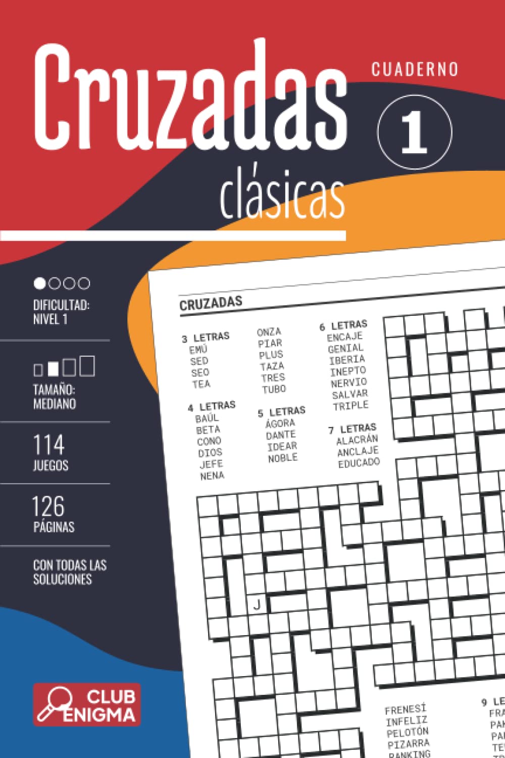Libro: Cruzadas clásicas - Cuaderno 1 (Spanish Edition)