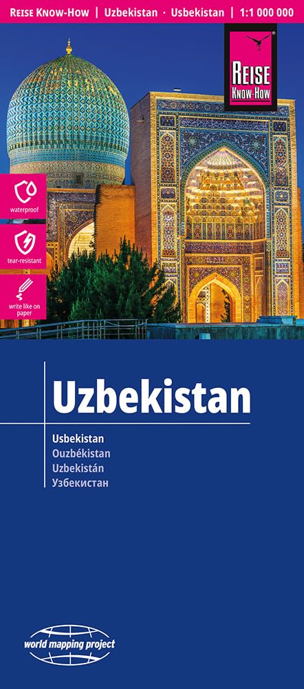 Libro: Uzbekistan (1:1,000,000): World Mapping Project