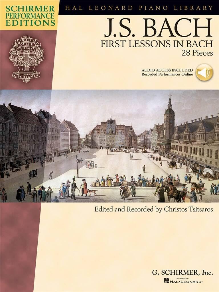 Libro: First lessons in bach piano +enregistrements online: 28 Pieces (Schirmer Performance Editions)