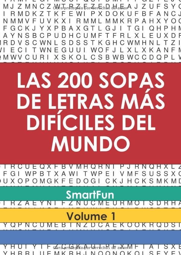 Libro: Las 200 Sopas De Letras Más Difíciles Del Mundo: Volume 1